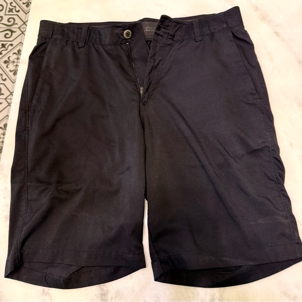 Under Armour Men's Black Flat Front Shorts